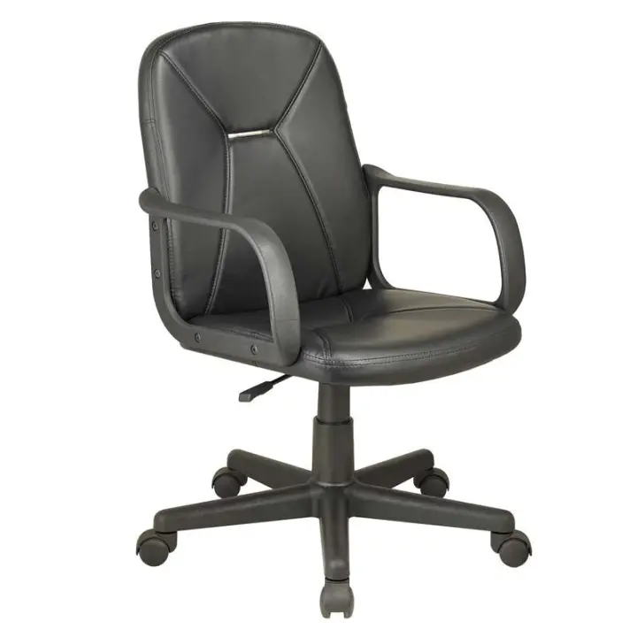 Miroytengo Silla para despacho Aurora en color negro regulable en altura diseño clásico 56x56x88/96 cm - 1