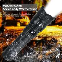 Linterna Telescopio LED Potente 9900LM Recargable USB Con Pantalla De Batería Luz Exterior Para Camping Pesca - details 4