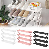 Organizador De Zapatos De 4 Niveles Independiente Armario Multifuncional Para Entrada Pasillo Material Plástico - details 0