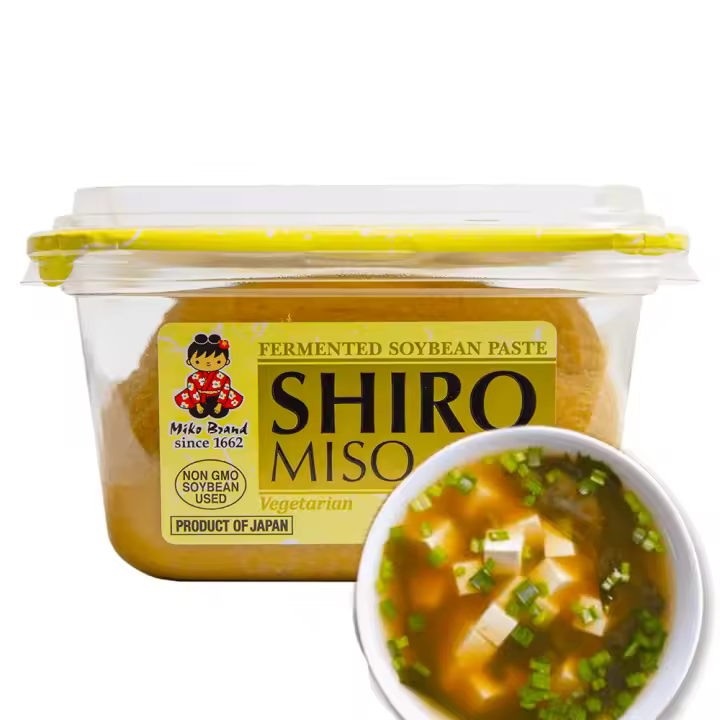 Shiro Miso 300g Dashi Miso 300g  Pasta de Miso Japonés Miko Brand - 1
