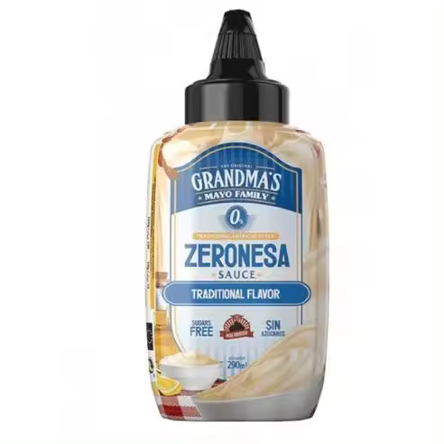 Salsa 0% (290ML) Zeronesa - Max Protein | Baja en Calorías, Sin Grasas, Sin Azúcares, Sin Sal - 1