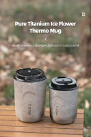 Tiartisan Taza De Café Y Té De Titanio Ultraligera Para Camping Y Exteriores Con Tapón Termo Doble Capa Portátil 400ml - details 0