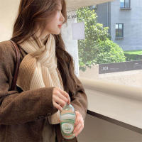 Bufanda De Invierno Suave Para Mujer Doble Colorido Chal Largo Cálido Para Viajes Al Aire Libre Salidas De Compras Y Citas - details 1