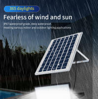 Lámpara Solar de 300W para Exterior, Focos impermeables, Luces Solares with a Distancia, reflector de Luz, Luces de Jardín y Calle - details 4