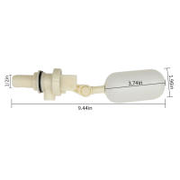 3Pcs Válvula De Flotación Para Agua De Ganado 1/2" Adecuada Para Ovejas Caballos Cerdos Perros Reservas De Agua En Granjas Y Ganadería - details 1