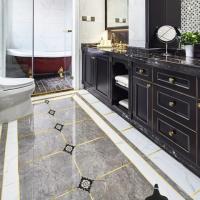 Cinta Adhesiva Para Pared Y Piso Impermeable 50M Dorada Y Negra Self-Adhesive Para Cubierta De Juntas De Azulejos Decoración Del Hogar - details 13