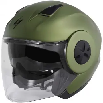 Casco Jet Stormer Trend Kaki Matt - 1