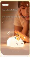 Lámpara Nocturna Recargable USB Unicornio Iluminación LED Para Habitación Decoración De Dormitorio Con Control Remoto Luz Nocturna Infantil - details 0