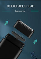 VGR 390 Mini Trimmer De Barba Recargable Con Hoja Sola Cepillo Eléctrico Para Rostro Y Cuerpo Para Hombres Corte Rápido Y Preciso - details 7