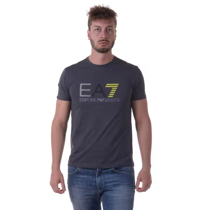 Emporio Armani EA7 Camiseta Algodón Hombre Gris Dark 3YPTE9PJ78Z 1994 - 1