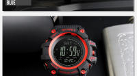 Reloj Deportivo Para Hombre Skmei 1358 Con Altimetro Y Compasso Resistente Al Agua Pantalla Digital Medidor De Presión Y Temperatura Reloj De Pulsera Adecuado Para Actividades Al Aire Libre - details 26