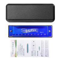 Harmonica Portátil Con 10 Agujeros Y 20 Tonos Mini Harmonica Instrumento Musical Educativo Para Niños Y Adultos Regalo Fácil De Aprender - details 7