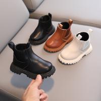 Botas De Invierno Para Niños Y Niñas Estilo Británico Con Cierre De Cremallera Lateral Antideslizantes De Cuero Transpirables Talla True Fit - details 1