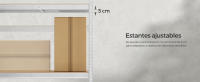 SONGMICS Estantería Pesada de 5 Niveles, Juego de 2, Estantería de Acero, Montaje Rápido, Garaje, Almacén, Trastero, Carga de 750 kg, 60 x 120 x 200 cm, Negro/ Plata /Gris/ Azul - details 3