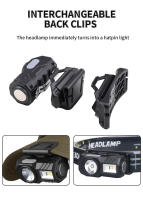 Mini Linterna Frontal LED Super Brillante Recargable USB C Portátil Para Camping Y Pesca Luz De Cabecera Inducción IPX4 Impermeable - details 19