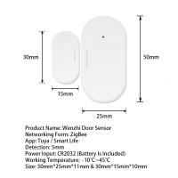 Sensor De Puerta Y Ventana ZigBee Con Alarma De Alerta Magnética Wireless Compatible Con Alexa Google Home Tuya Smart Life - details 6