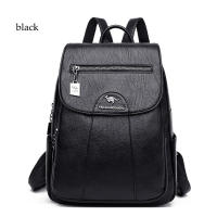 Mochila Vintage de cuero suave para mujer, bolso de hombro femenino, bolso de viaje informal, mochila escolar, 5 colores - details 9