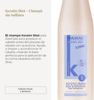 CasaSofia- Salerm Keratin Shot N1 Champú Mantenimiento cabellos alisados 500ml. SALERM COSMETICS. - details 2