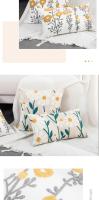 Funda De Cojín Decorativa Boho Floral Bordada En Algodón Suave Y Estilizada Para Sofá Y Cama - details 5