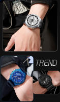 Reloj Deportivo De Lujo Para Hombre SANDA Con Cronógrafo LED Impermeable Y Pantalla Digital Cuarzo Reloj De Pulsera Militar - details 13
