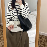 Bolso De Hombro Para Mujer Grande Capacidad 2024 Moda Retro De Trabajo Bolsa De Viaje Con Solapa Única Material PU Con Funda De Poliéster - details 22
