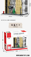 Bloques De Construcción Moderna Para Oficina Y Ciudad 1499 Piezas Modelo De Infraestructura MOC Para Niños Y Niñas Juguete DIY Regalo - details 12