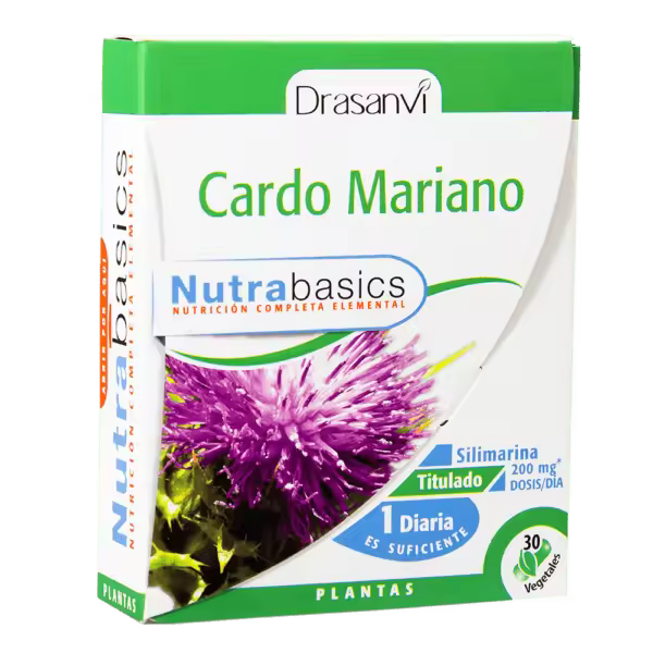 Drasanvi Cardo Mariano 30 Cápsulas para Protección y Detoxificación del Hígado - 1