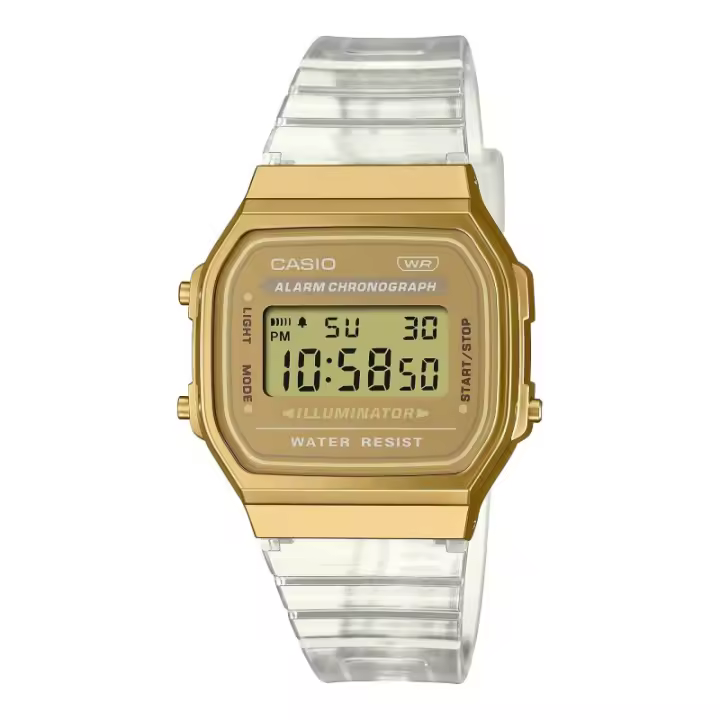 Reloj Casio Unisex A168XESG-9AEF Digital con Alarma y Cronógrafo - 1