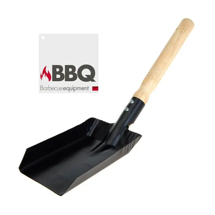 Pala Metálica para Carbón de Barbacoa Color Negro Mate - Accesorios para Barbacoas - 1