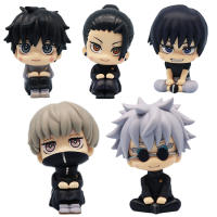 Jujutsu Kaisen 5Pcs/set Figuras De Acción PVC Lindas Yuji Itadori Gojo Satoru Q Versión Juguetes De Colección Anime Modelo 10CM - details 0