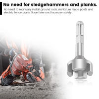 1/2Pcs Juego De Pernos De Tierra Forjados En Acero Con Diámetro Interno De 21mm Y Alta Dureza Herramienta De Martillo SDS Para Trabajos De Carpintería Y Bricolaje - details 6