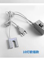 Luz De Trabajo Para Máquina De Costura Con 10 LED/COB En Forma De U Iluminación Industrial Flexible Con Base Magnética Para Mesita De Trabajo EU/US Plug - details 12