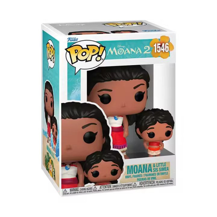 Funko Pop! 2 & Buddy Vinilo & Little Sis 9 Cm Figura Vaiana - 1