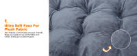 Nobleza - Cama Perros Medianos, Cama Perro Lavable, Cama Para Perros, Suave y Esponjoso,  Cama de Perro Antideslizante, Gris Oscuro - details 1
