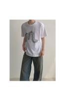 Camiseta De Verano Para Hombre Con Diseño De Letras Tridimensionales Camiseta De Manga Corta Pesada Sensación De Moda Camiseta De Subsuela De Tendencia - details 9