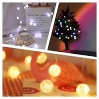 Guirnalda De Luces LED Para Navidad Y Año Nuevo Con Batería AG13 Decoración De Casa Guirnalda De Fairy Para Árbol De Navidad Luz Caliente Blanca - details 5