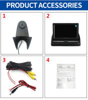Cámara De Visión Trasera Y Luz De Freno Para Mercedes Benz Viano Sprinter Vito VW Transporter Crafter Con Pantalla De 4.3 Pulgadas Instalación Directa - details 13