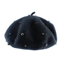 Gorro De Lana Para Niñas Invierno Retro Beret Con Perlas Gorro Infantil Para Otoño Invierno Acessorios De Ropa Para Niñas Edad 2-6 Años - details 8