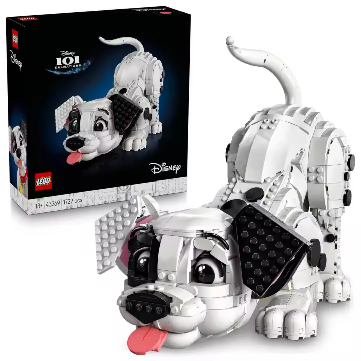 [PREVENTA] LEGO® | Disney Cachorro de 101 Dálmatas Nostálgica Idea de Regalo Para Adultos, Set de Construcción Coleccionable con un Entrañable Personaje Clásico 43269 - 1