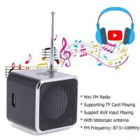 Mini Radio Portátil Recargable FM Con Bluetooth Voz Adecuado Para Computadora Móvil MP3 Musica Características Especiales - details 4