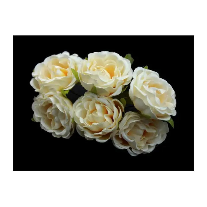 POMO 6 MINIFLORES DE TELA Raíz FLORES Inicio MINIFLORES - Tela de Alta Calidad - 1