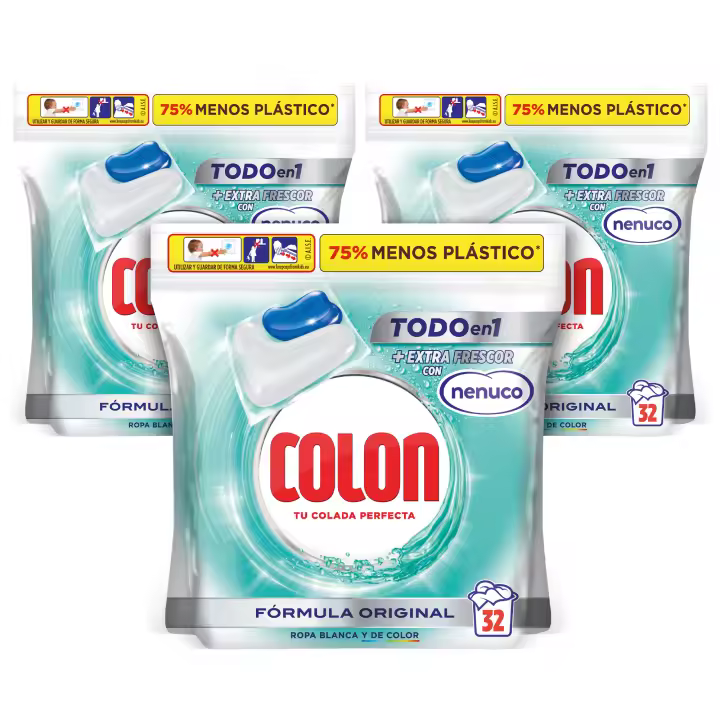 Colon Nenuco Detergente para la lavadora - 96 cápsulas - 1