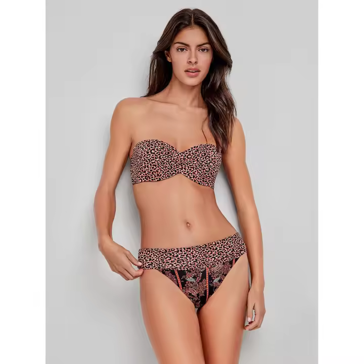 Bikini Gisela Bandeau con Aro de Silicona y Braguita Multiposición - 1