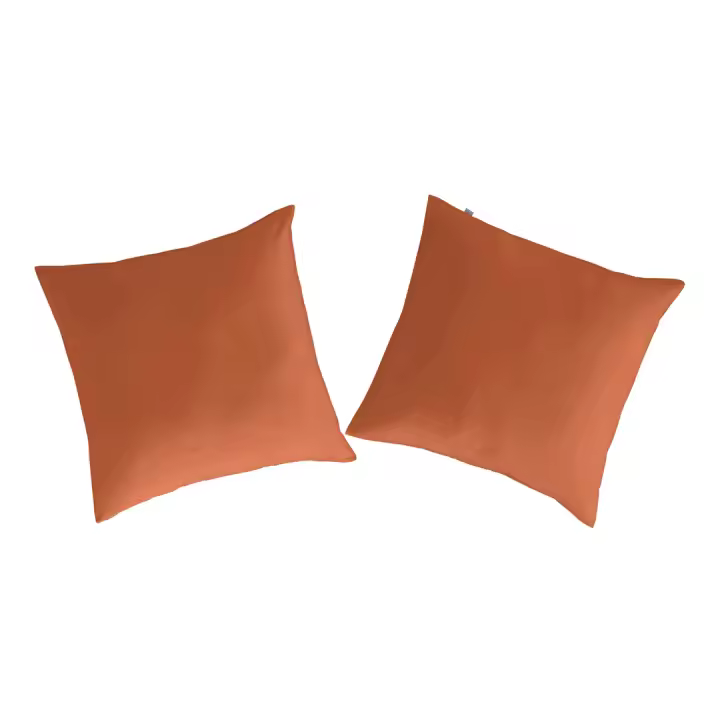 NAF NAF - 2 Fundas de almohada 100% algodón liso CASUAL. Disponible en más colores y tamaños - 1