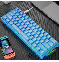 Teclado Mecánico De Juego Mini K620 RGB Con Retroiluminación Teclas Personalizables Y Hotswap USB Para PC Rosa Y Blanca - details 13