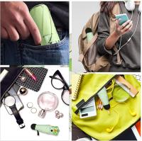 Paraguas de viaje plegable de bolsillo portátil, mini Paraguas Verde de 6 Cotillas con Caja de cápsulas, unisex - details 2