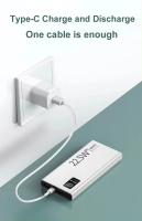 Cargador portátil de 10 000 mAh, 22,5 W, carga rápida, 2 puertos USB 3.0, tipo C, QC PD4, pantalla LED, compatible con iPhone 16/15/14/13/Pro Max y Android. - details 2