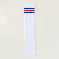 4-Pack Medias Hasta La Rodilla Para Mujer Textura Ribbed Estilo Elegante Soporte De Pierna Y Calf Media Color Negro Y Blanco - details 5