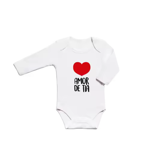 Ropa Interior de Bebé de Algodón Puro - Body Amor de Tía Pioshop - 1