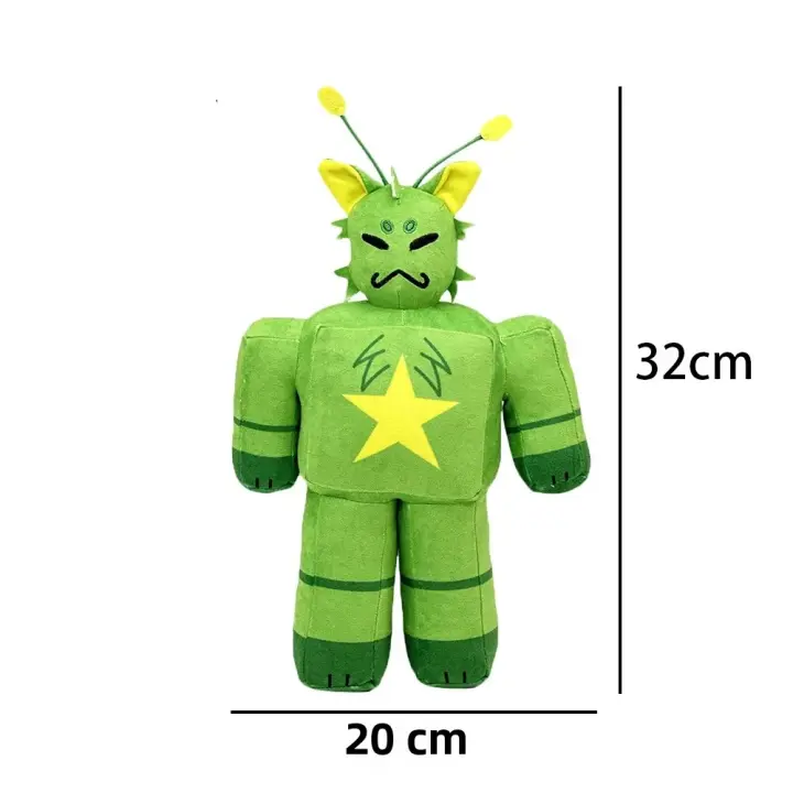 Muñeco De Peluche Regretevator Gnarpy 30cm Juguete Suave En Forma De Gato Robot Verde Para Fans De Anime Regalo De Cumpleaños Para Todas Las Edades - 1